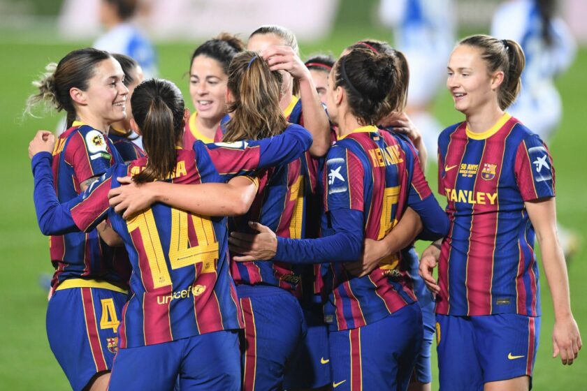 Barca-nők: 20-ból 20 győzelem, 99-3-as gólkülönbség