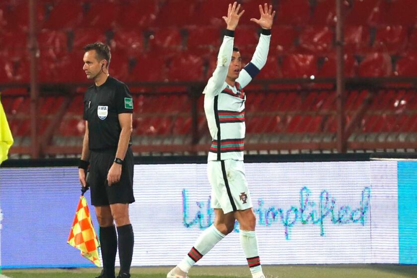 Elnézést kért a bíró, aki elvette Cristiano Ronaldo szabályos gólját