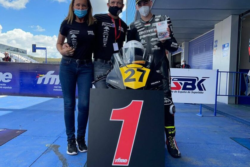 Kovács Bálint duplázott a spanyol superbike-bajnokságban