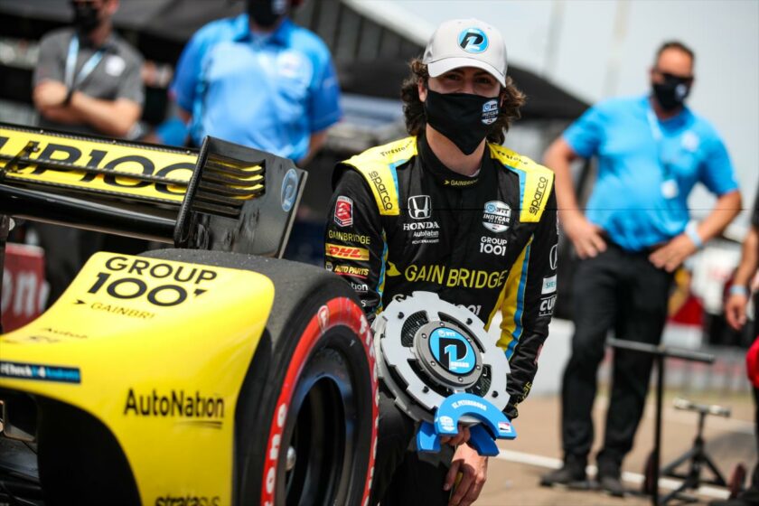 Colton Hertáé a pole St. Petersburgben
