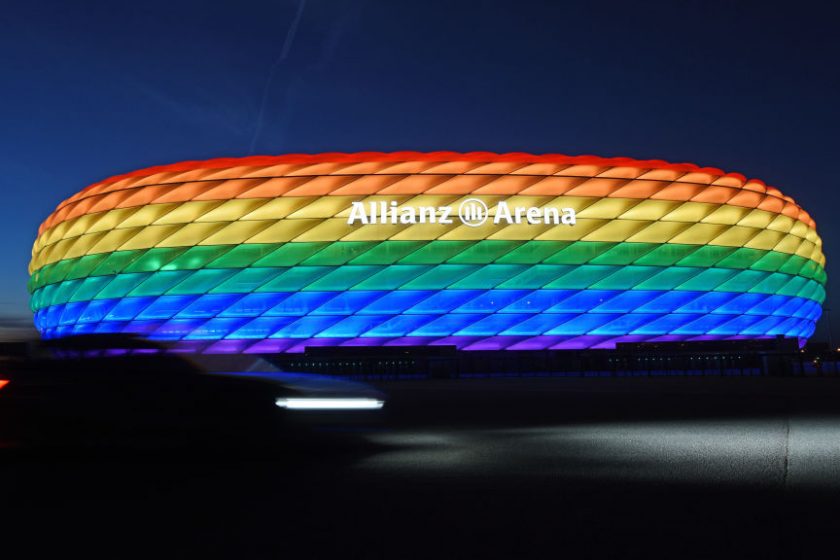 Szivárványszínű lehet a stadion a német-magyar Eb-meccs alatt