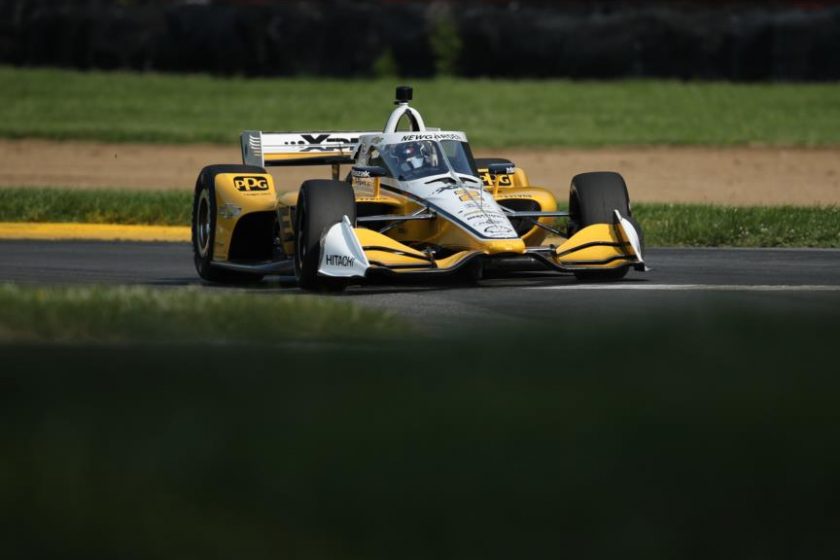 Newgarden szoros győzelme Ericsson előtt Mid-Ohióban