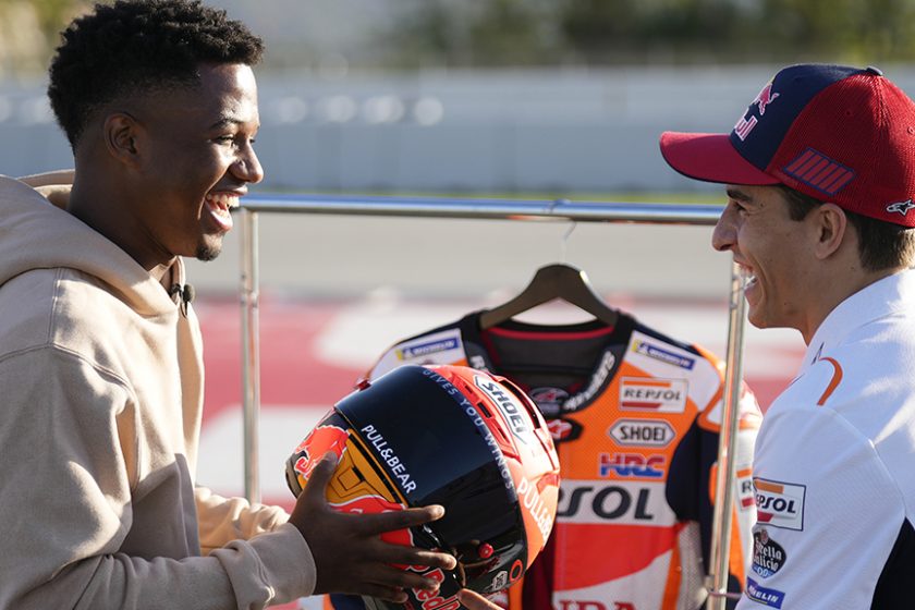 Kicsit hangos volt Marc Marquez Hondája a Barca-sztárnak