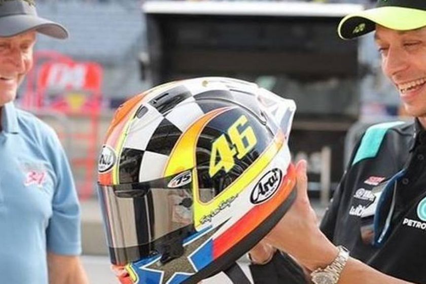 Rossi különleges ajándékot kapott Schwantztól Austinban