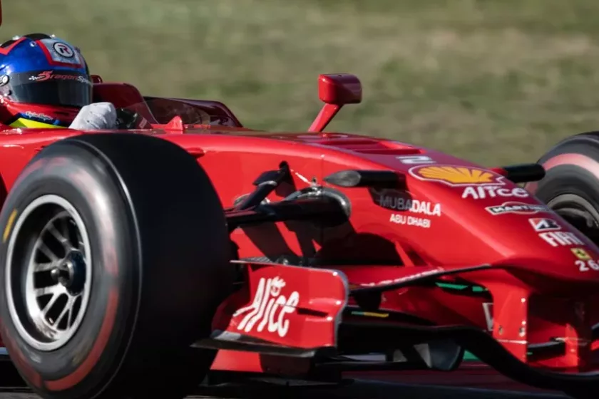 Montoya kipróbálta a 2008-as F1-es Ferrarit