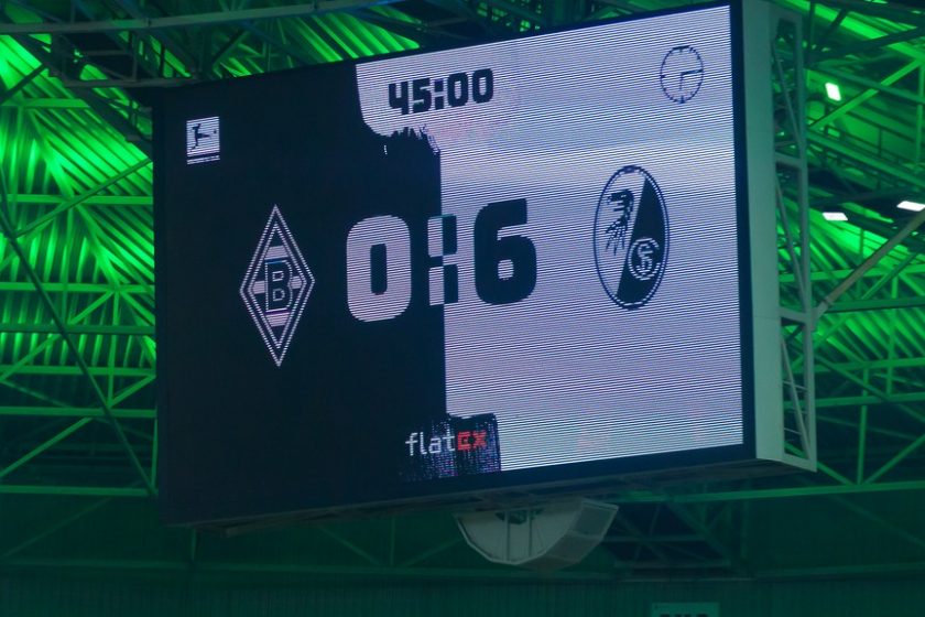 Történelmi félidő Mönchengladbachban
