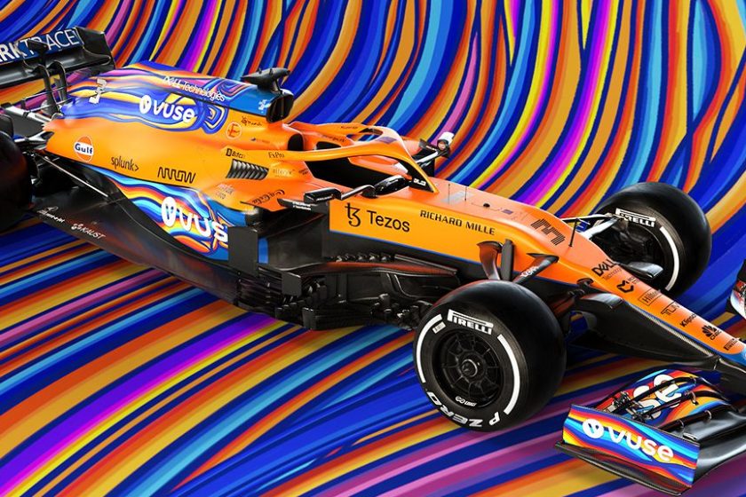 Szivárványszerű dizájnnal indul a McLaren Abu-Dhabiban