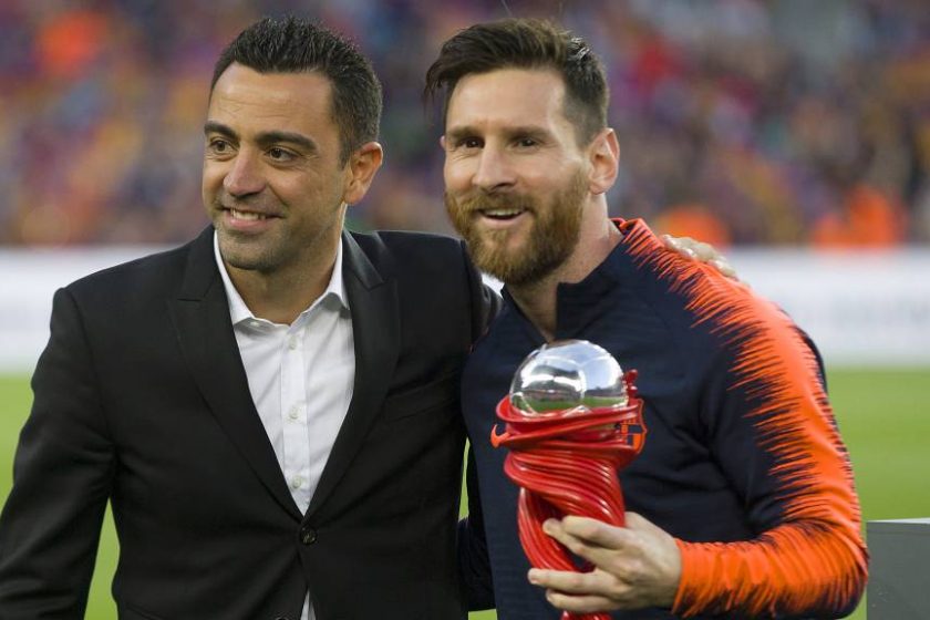 Messi Xavi születésnapjára ment vissza Barcelonába