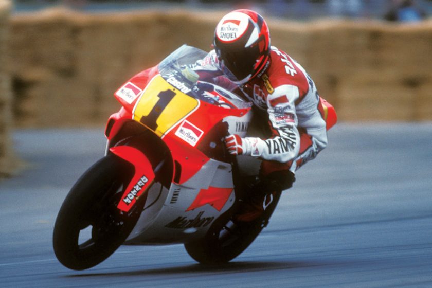 Wayne Rainey újra a Yamaha YZR500 nyergében!