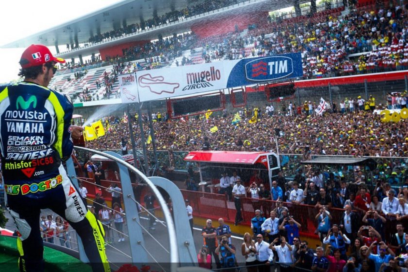 Mugello: No Rossi, no party