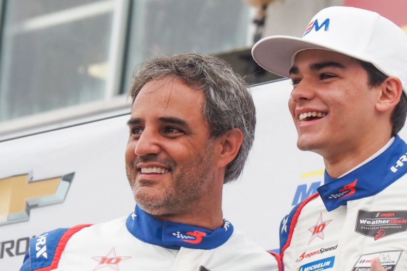 Red Bull-junior lett Juan-Pablo Montoya fia