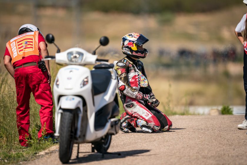 Kétséges a japán MotoGP-versenyző indulása Japánban