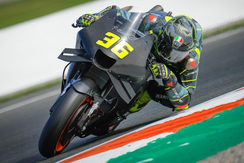 Ebédnél élen az Aprilia a valenciai teszten