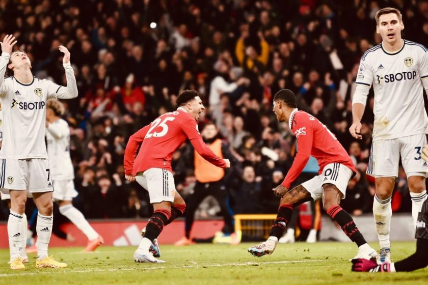 Kétgólos hátrányból állt fel a ManUnited, de nem tudta legyőzni a Leedset