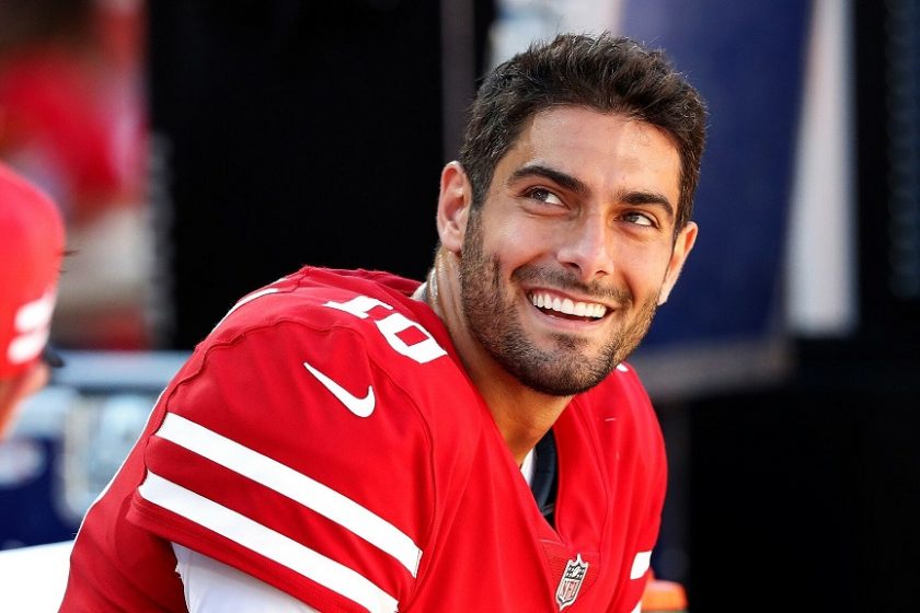 Jimmy Garoppolo aláírt Las Vegasban