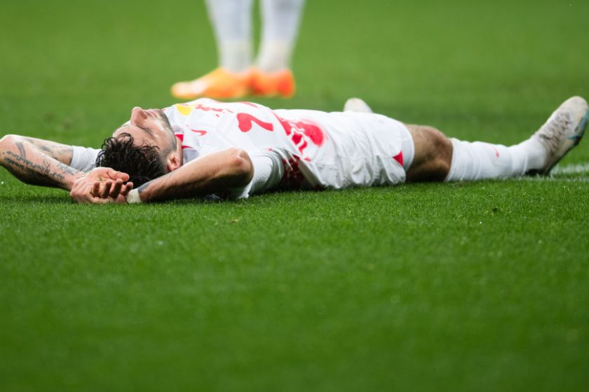 A Leipzig 2-0-ra kikapott, Szoboszlait kiállították