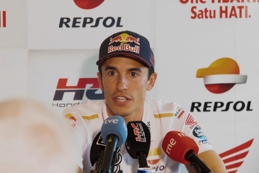 Marc Márquez a Honda egyik nagyfőnökével tárgyalt Mugellóban