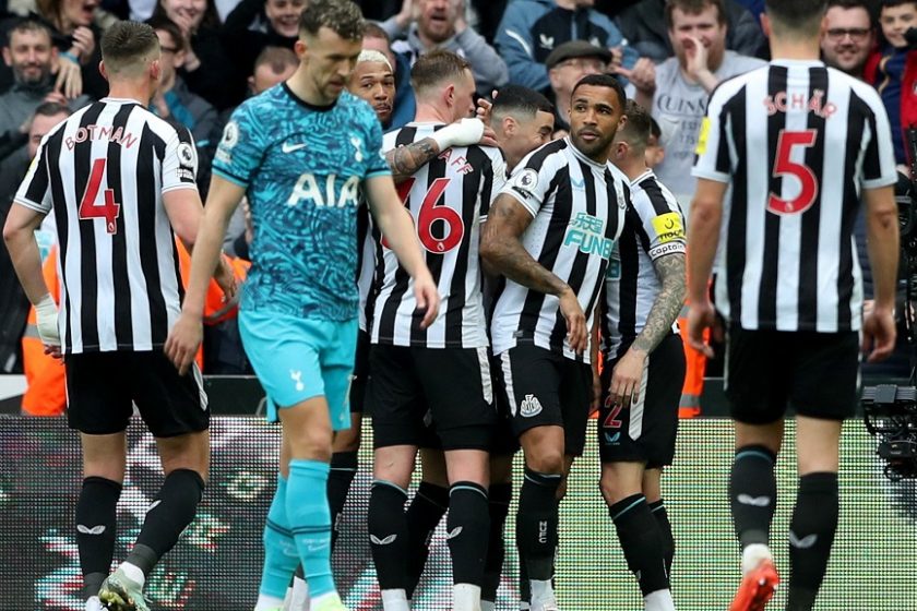 Az első 20 percben lőtt öt gólt a Newcastle a Tottenhamnek