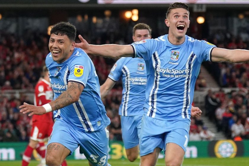 A Coventry követte a Lutont a Championship-playoff döntőjébe