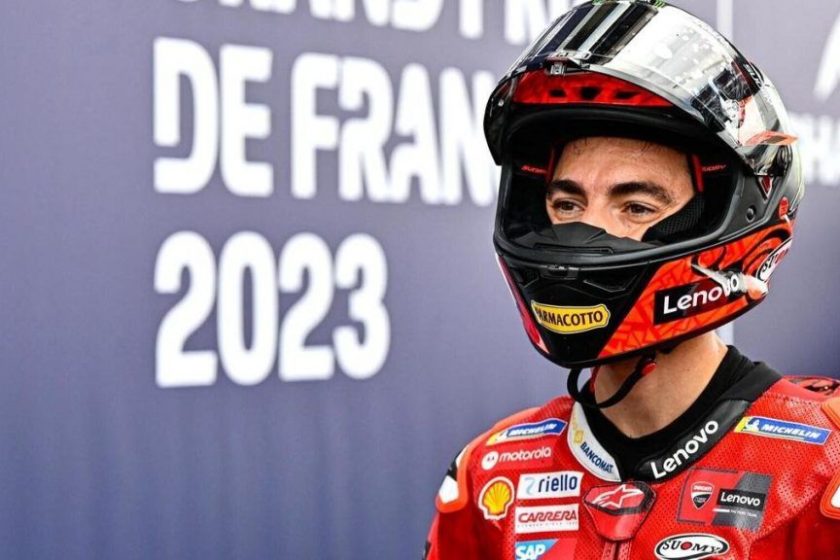 Pecco Bagnaia bokáját törte Le Mans-ban