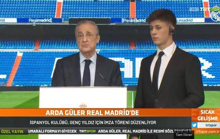 Megtörte a protokollt bemutatásán a Real Madrid új, 18 éves igazolása
