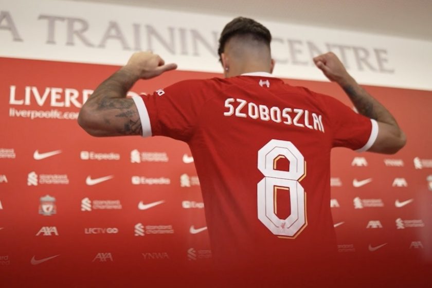 A klub megmutatta, hogyan telt Szoboszlai első napja Liverpoolban